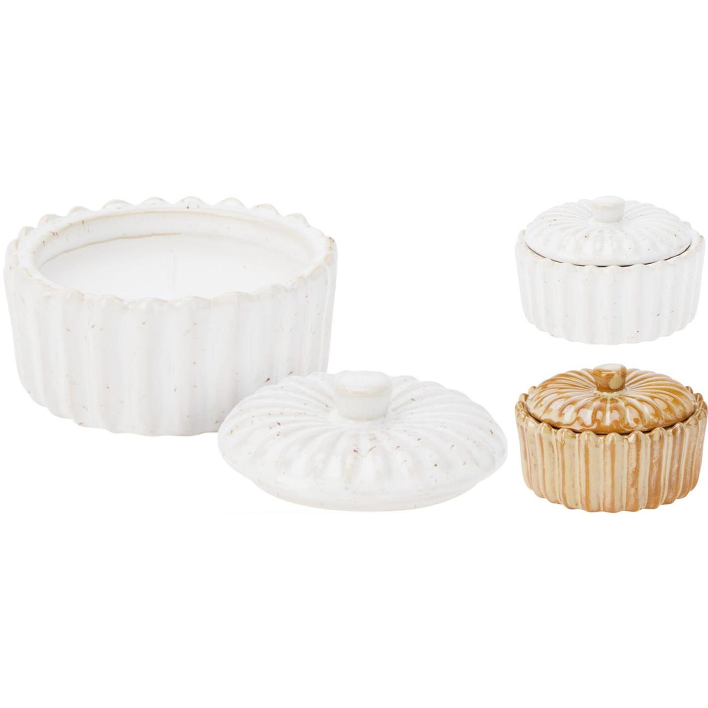 Home-Styling-Kerze im Kürbisglas 5 cm