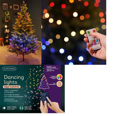 Lumineo Weihnachtsbeleuchtung App-Steuerung 200 LED