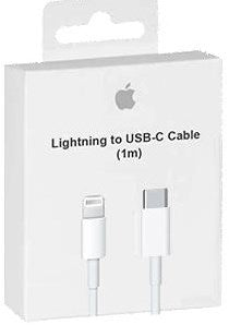 Apple Lightning zu USB-C-Kabel 1 Meter weiß
