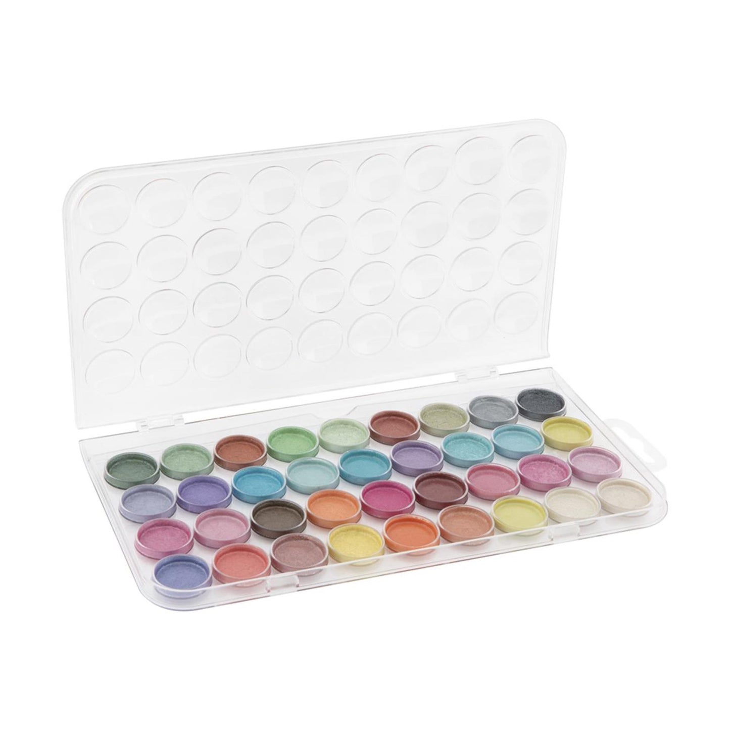 Kreative Handwerksgruppe Metallic Aquarell Paint Palette, 36 Farben