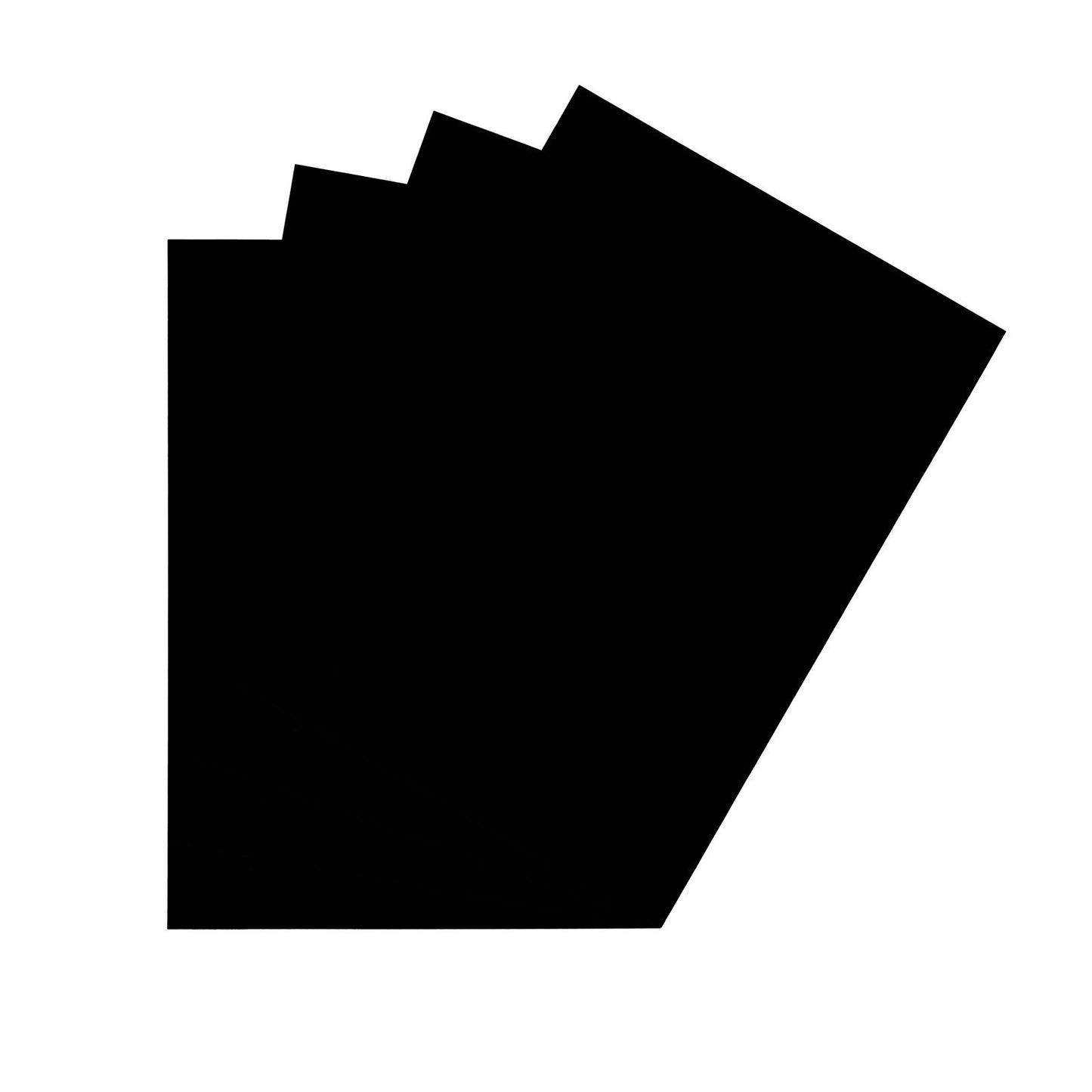 Vaessen creative • Schrumpffolie A4 schwarz 4 Stk