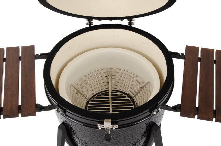 Arbaer Kolenkorb mit Zwischenregal für Kamado groß