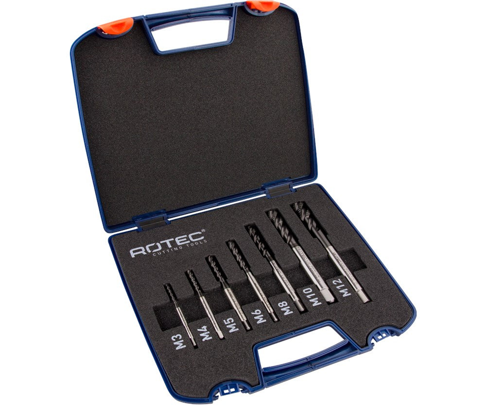 Rotec Maschinengewindebohrer-Set M3-M12 Edelstahl blind