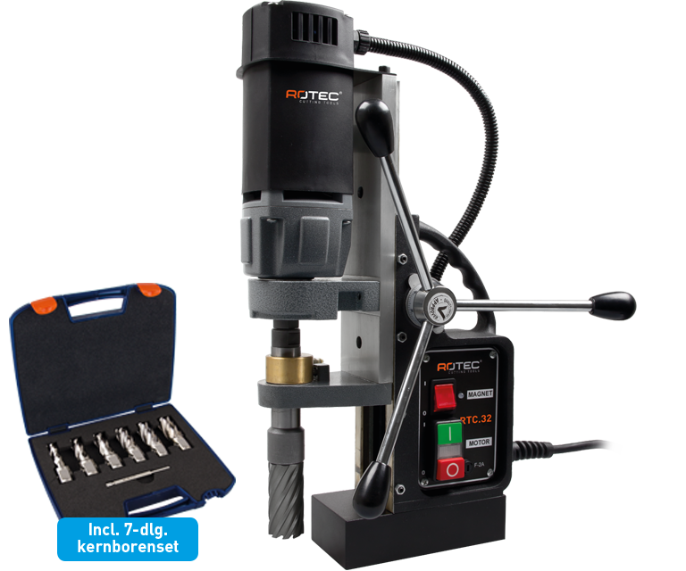 Rotec Kernbohrmaschine 12-32mm RTC.32