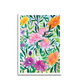 Kunst von andu Grußkarte Dschungelblumen
