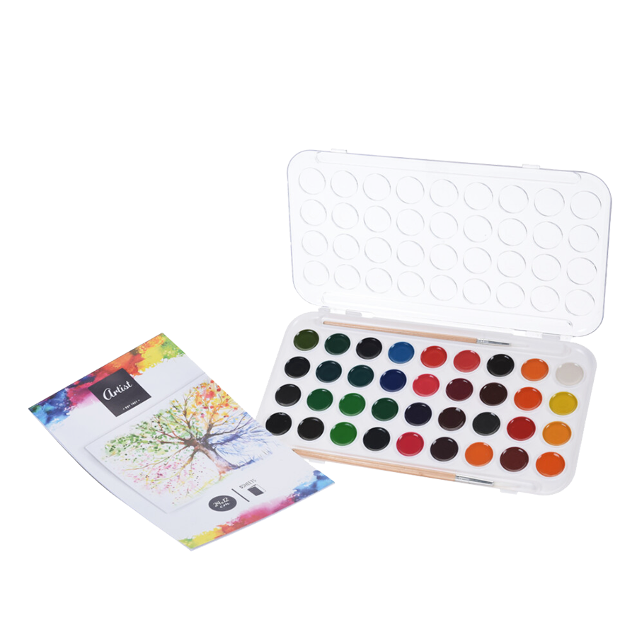 Künstler-Aquarell-Set 36 Farben