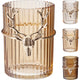 Home Styling Teelichthalter 9cm 3sort. Bernstein