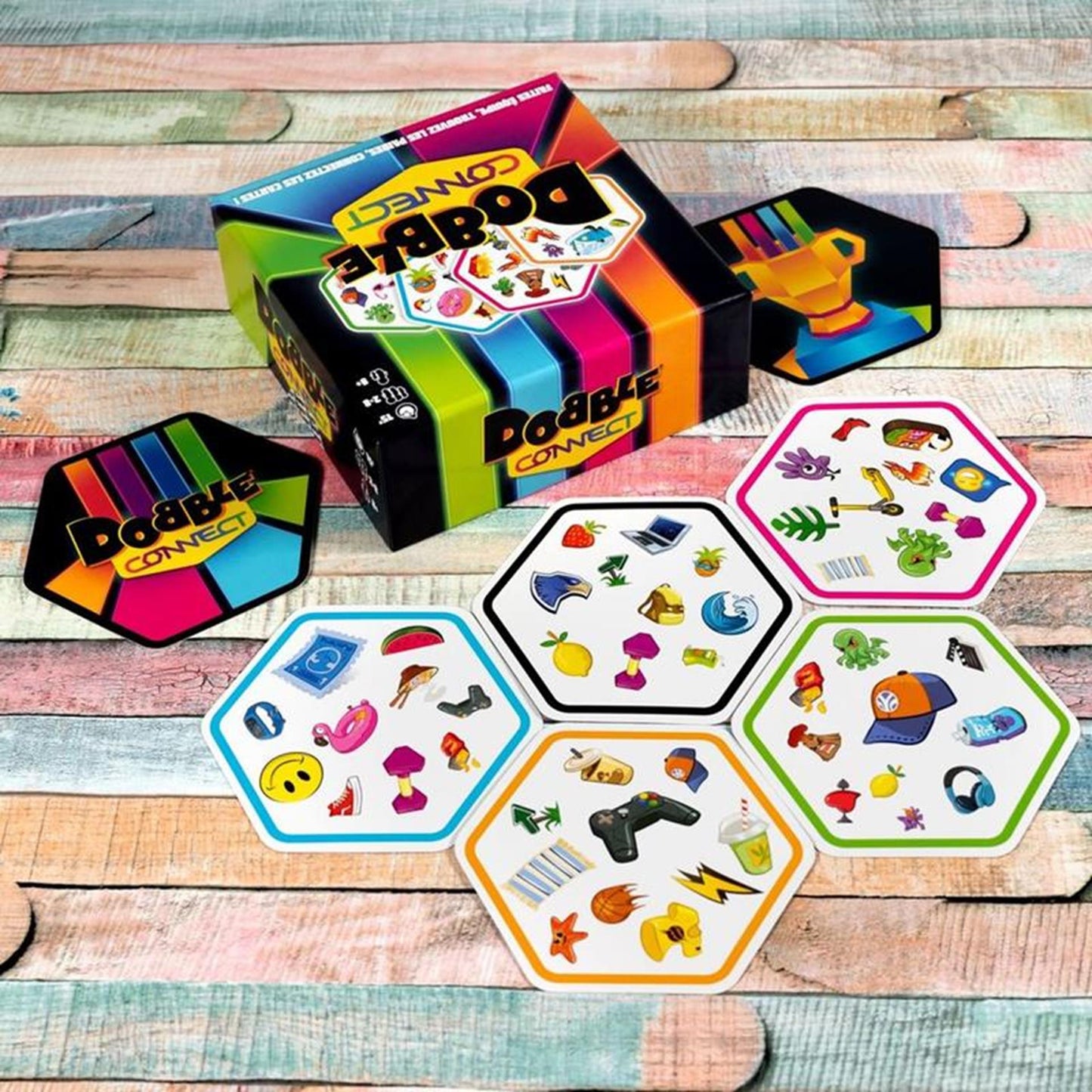 Asmodee Dobble Connect Card -Spiel