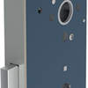 Assa Abloy 2455 Schrankschloss | dm50mm | PC | Frontplatte aus lackiertem Stahl 24x235mm rechteckig | dr 1+2+3+4 - 7962019