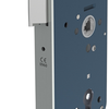Assa Abloy 2465 Laufschloss | dm50mm | Kurbelloch 8mm | Frontplatte aus lackiertem Stahl 20x235mm abgerundet | dr 1+3 2+4 - 7962040