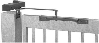 Assa Abloy DC680G Türschließer für Einfahrtstore und Gartentore | inkl. Gleitarm für Breiten von 600 mm bis 1400 mm | Farbe Silber ev1. | 180-20° - a000399976