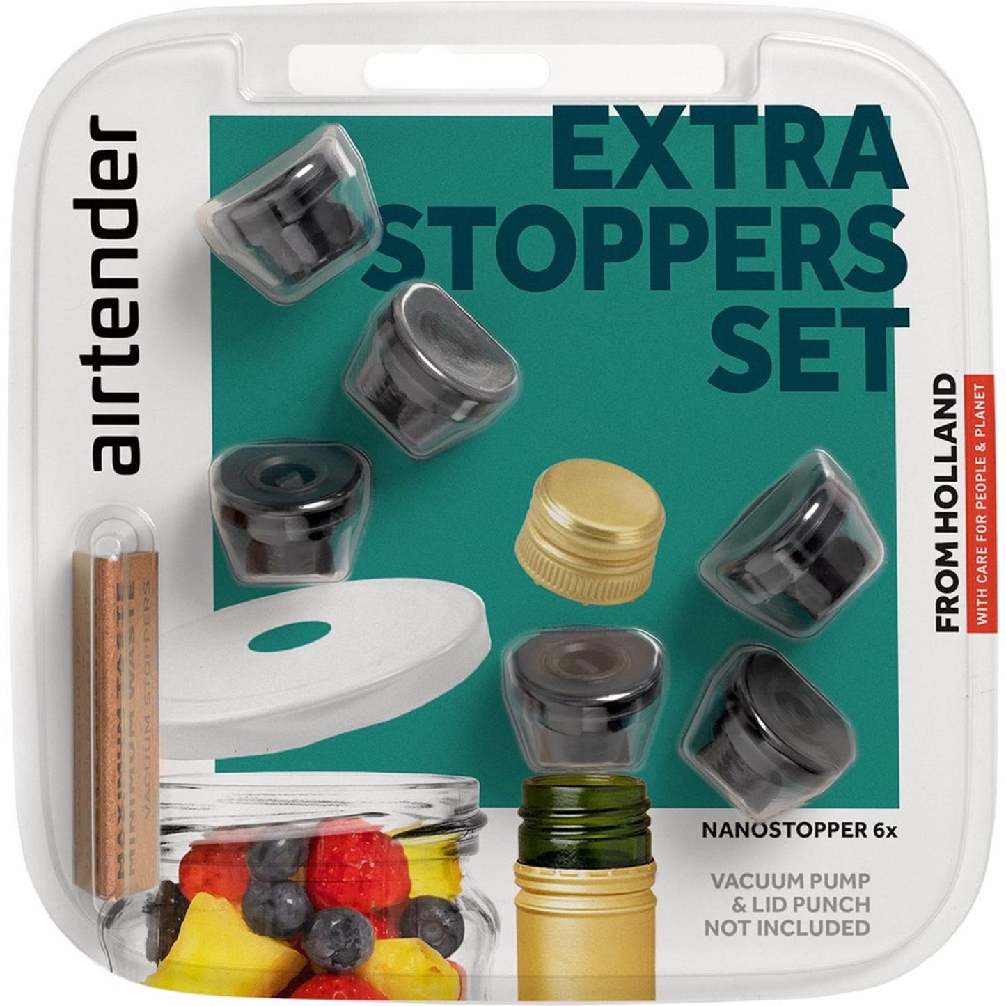 Airtender Nanostopper Extra Stoppers Set von 6