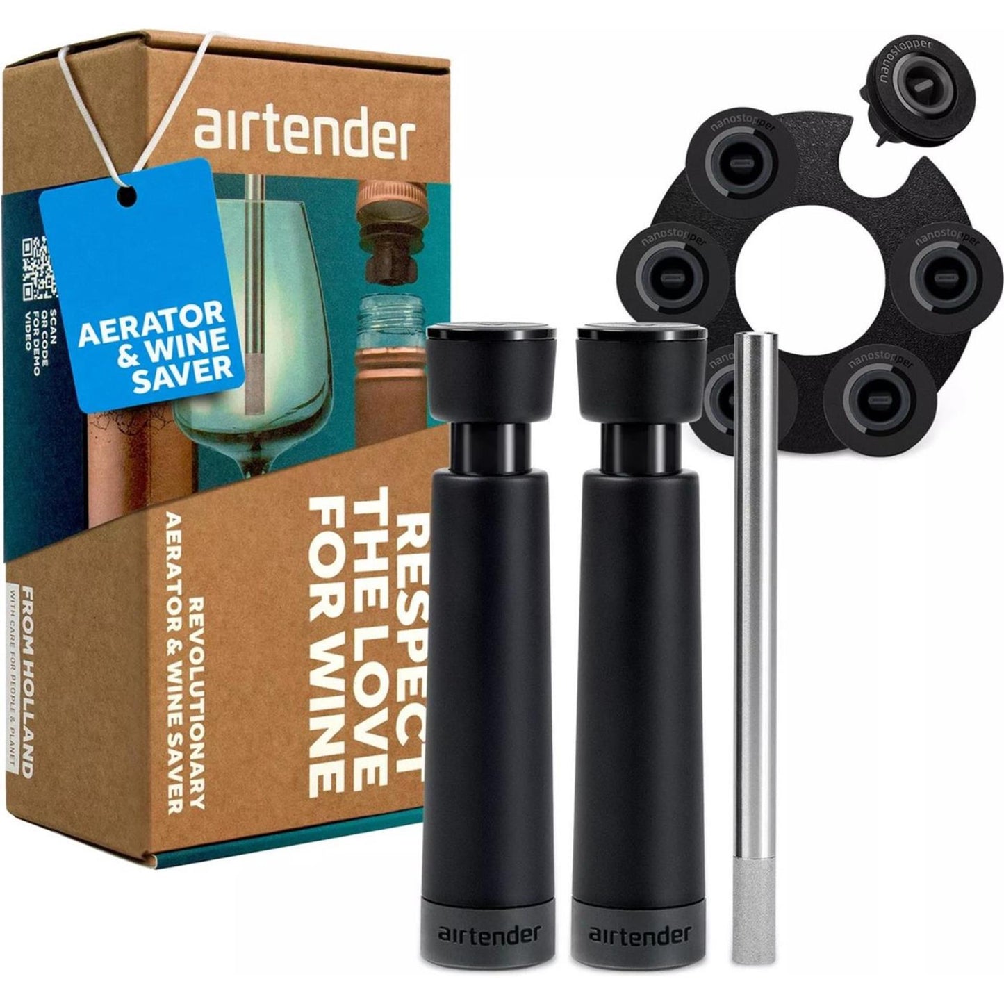 Airtender-Geschenkbox für Weinliebhaber