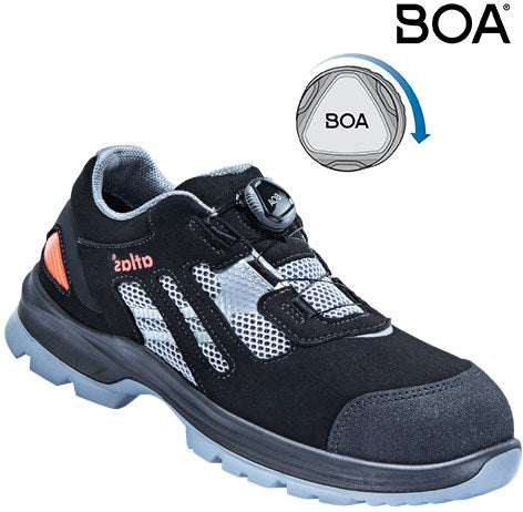 Atlas Arbeitsschuh Flash 3205 XP Low Boa S1P | schwarz grau | Größe 42 - 00.012.167.42
