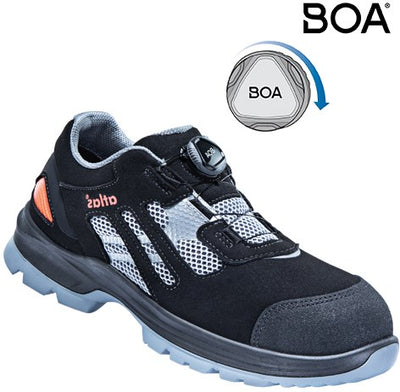 Atlas Arbeitsschuh Flash 3205 XP Low Boa S1P | schwarz grau | Größe 42 - 00.012.167.42