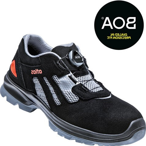 Atlas Arbeitsschuh Flash 3205 XP Low Boa S1P | schwarz grau | Größe 42 - 00.012.167.42