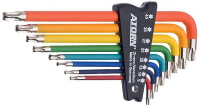 Atorn TX-Schlüsselsatz Torx 8-teilig mit Kugelkopf – 6479040