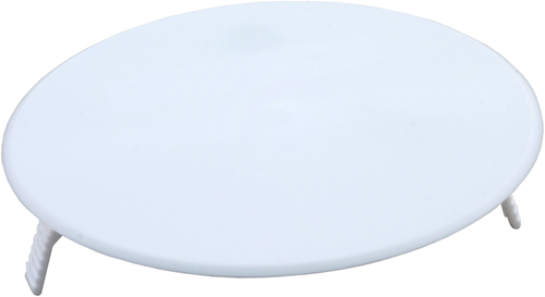 Enzo Blindplatte rund mit Klammern weiß 9,5cm 4213980