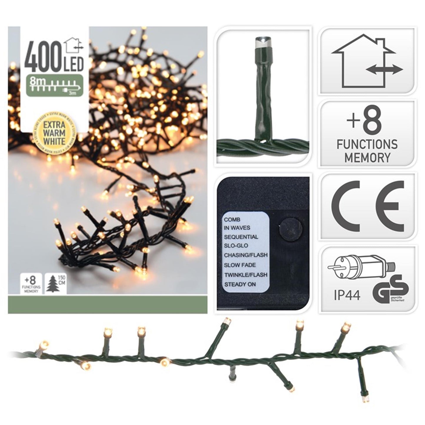 Weihnachtslichtergruppe 400l