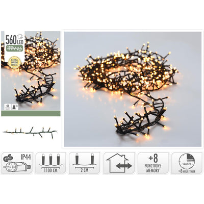 Weihnachtsbeleuchtung Mikrocluster 560led 11m