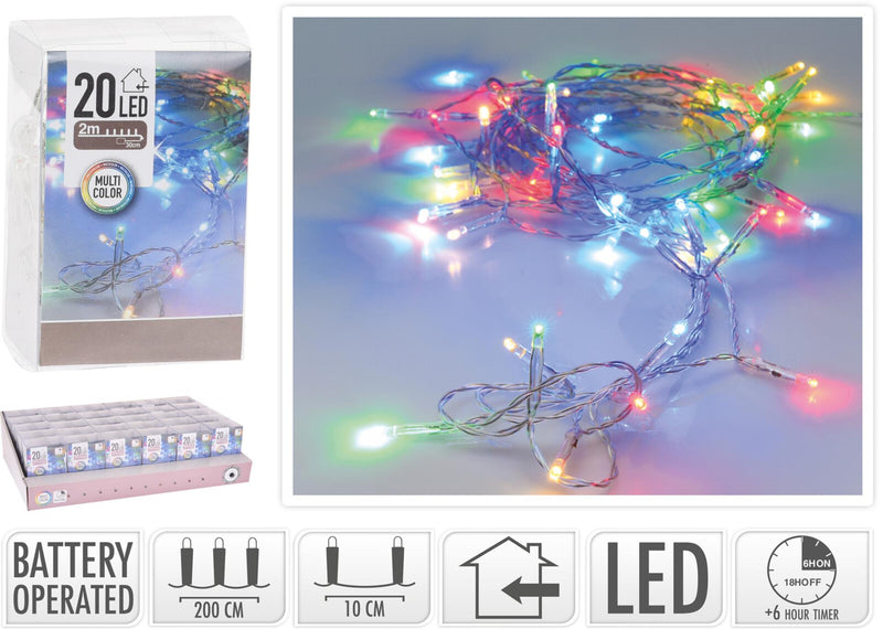 LED Lights Multi -Color, 20dlg.