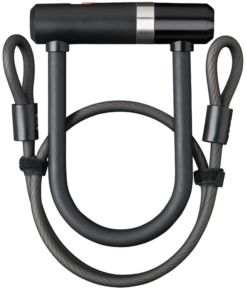 Axa Newton Mini-Bügelschloss + Kabel 100 8
