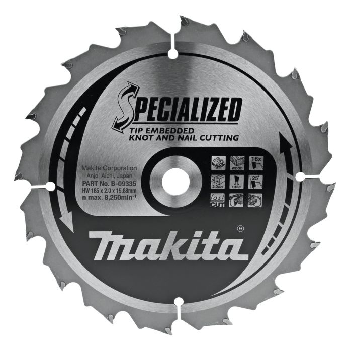 Makita Zubehör Kreissägeblatt Holz | Knotennagel – B-09335
