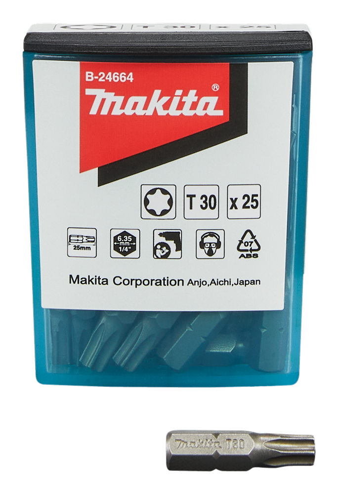 Makita Zubehör Schraubenbit T30x25mm – B-24664 – B-24664