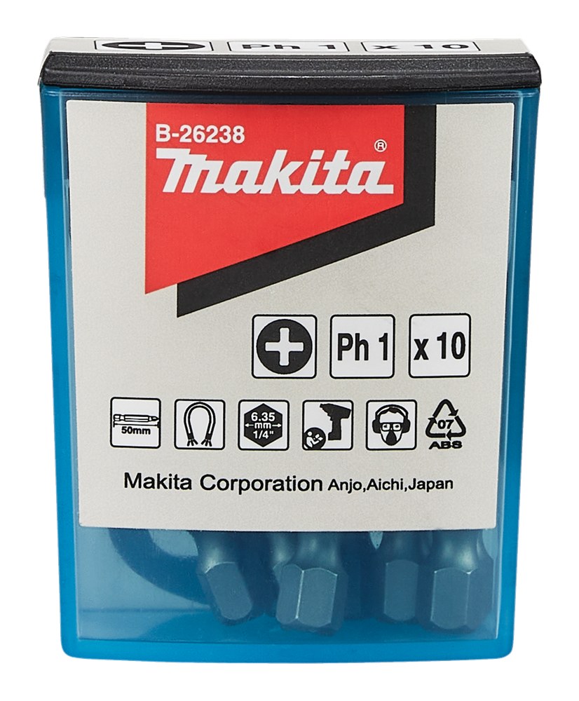 Makita-Zubehör-Schraubenbit PH1 x 50 mm – B-26238 B-26238