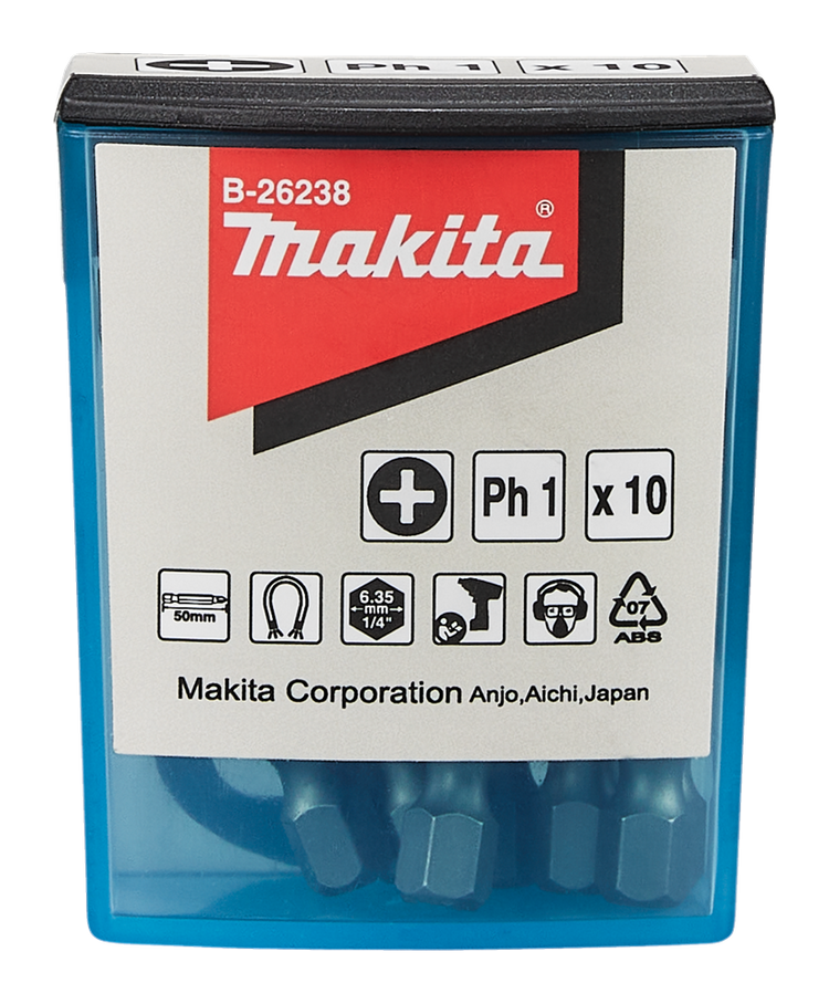 Makita-Zubehör-Schraubenbit PH1 x 50 mm – B-26238 B-26238