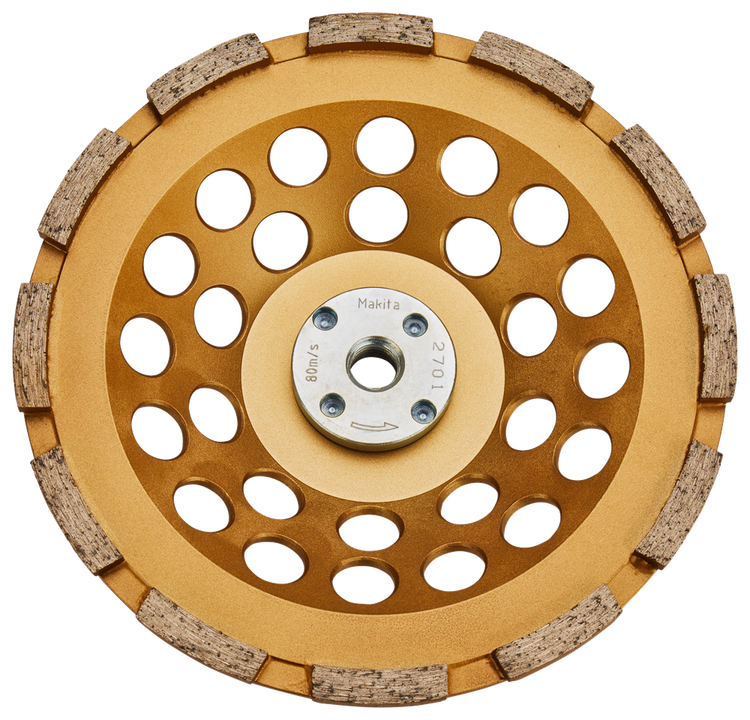 Makita Zubehör Diamanttopfscheibe 180 mm schnell – B-48599 B-48599