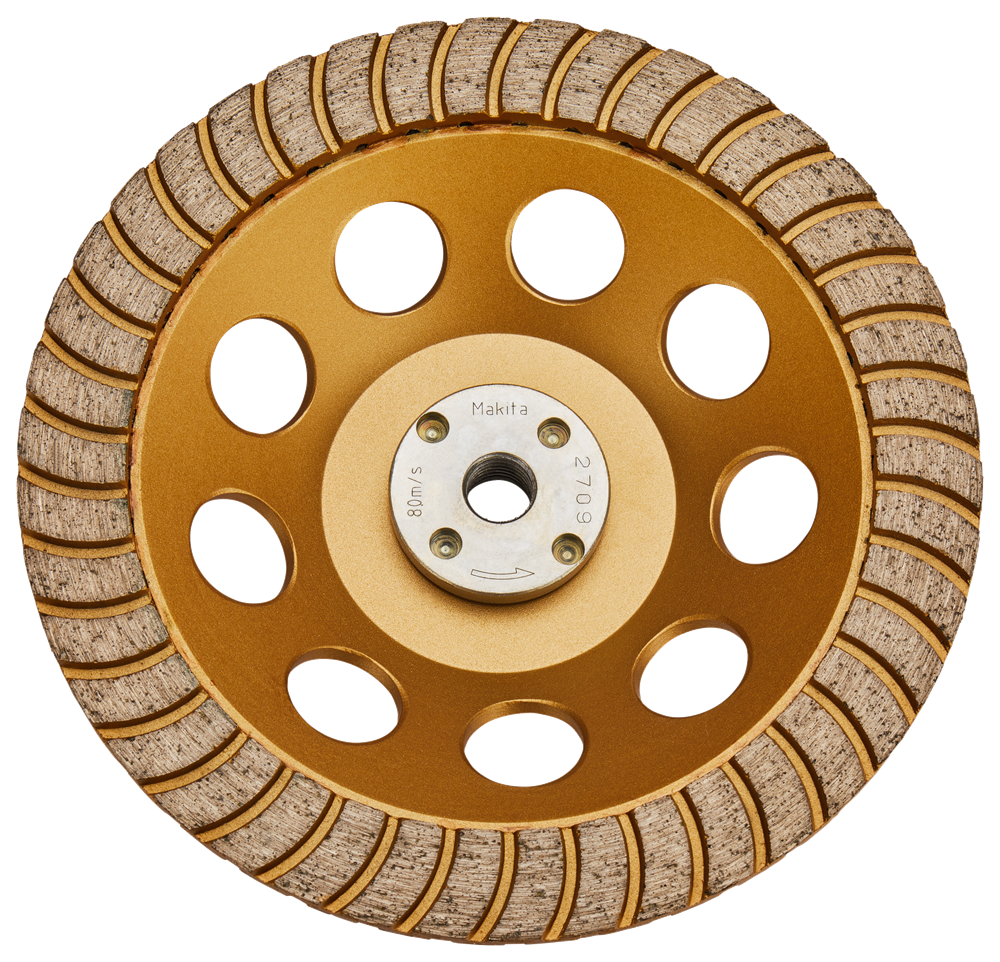Zubehör für Makita Diamantschleiftopf 180 mm fein – B-48620 B-48620
