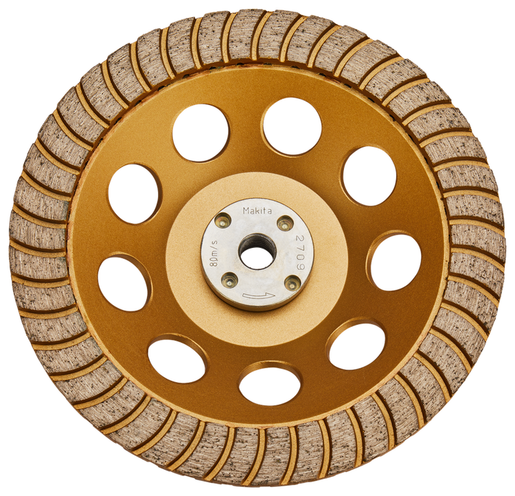 Zubehör für Makita Diamantschleiftopf 180 mm fein – B-48620 B-48620