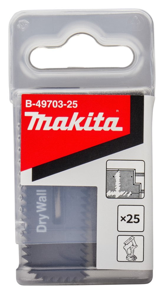 Makita Zubehör Sägeblattputz | 55x18x0,55mm | 25 Stück - b-49703-25