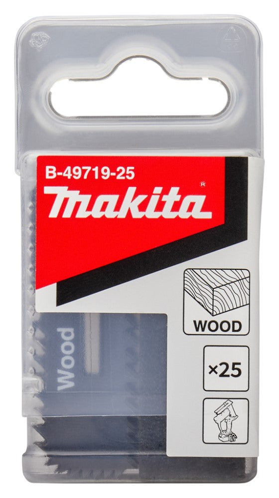 Makita Zubehör Sägeblatt Holz | 53x18x0,55mm | 25 Stück - b-49719-25
