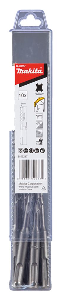 Makita-Zubehör B2S: Betonbohrer 6,5 x 210 mm – B-59302 B-59302