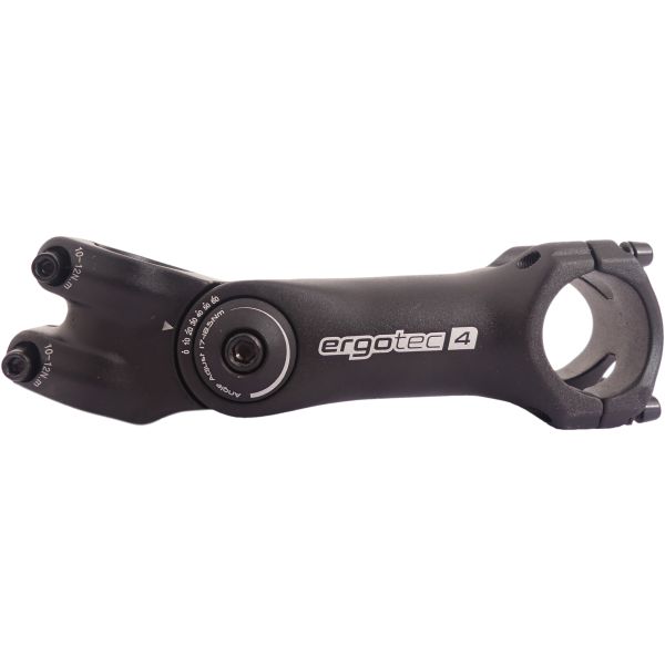 ERGOTEC STEM OCTOPUS 2 Vorwärts einstellbar Ø28.6 125 31,8 mm Schwarz