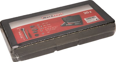 Con:p Satz Steckschlüssel 1 4 + 3 8 20 Stück – B20795