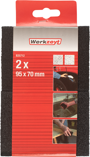 Werkzeyt Scheuerschwamm (verschiedene Körnung), 2 Stück – B25712
