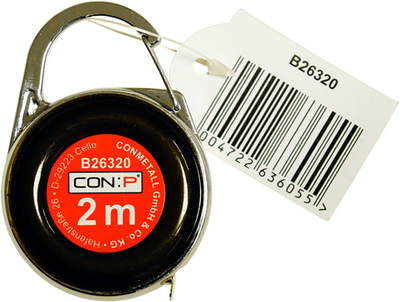 Abi con:p Maßband 2 m mit Karjn-Haken Euro – B26320