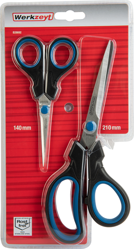 Con:p Scherenset 140 mm 210 mm Edelstahl 2K – B28692