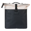 Basil Doppeltasche Vive Mik 28–35 l, gebrochenes Weiß, Schwarz