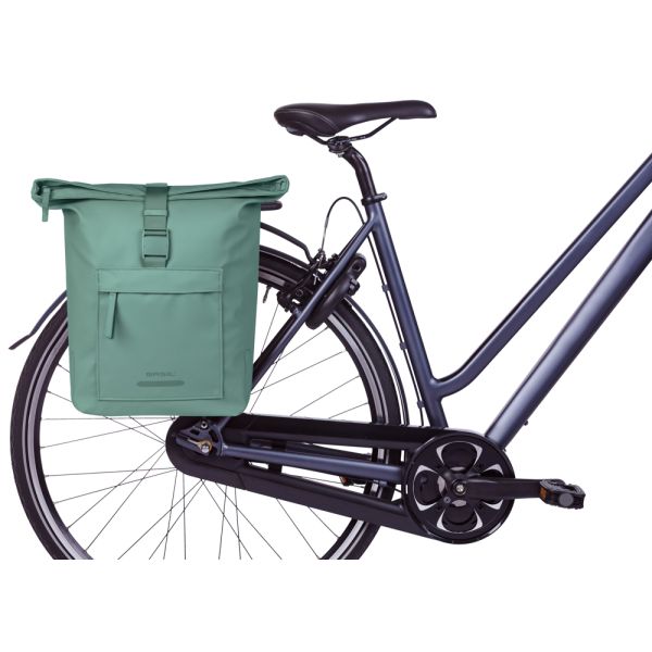 Basil Doppelte Fahrradtasche Brooklyn 41l 14 x 30 x 37 cm - Grün