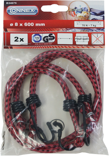 Connex Schnellspanngurt 60 cm 2 Stück – b34075