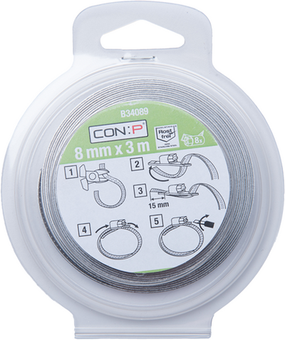 Con:p Spannring 'infinity' + 8 Edelstahlklammern - b34089