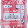 Con:P PP-Seil 1 mm 6 kg rot-weißer Bob 100 m – B34178