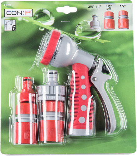 Con:p Set Spritzpistole + Verbindungsstücke – B45660