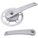 Gazelle Kurbelgarnitur 38t Aluminium Stahl silber 371315200