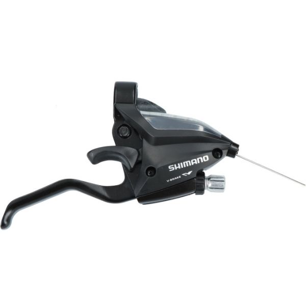Shimano Versteller (rechts) mit Bremshebel 8-Geschwindigkeit St-Ef500 2 Finger schwarz
