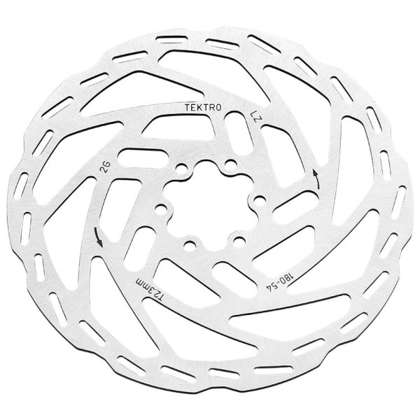 Tektro Rotor TR180-54 Ø180 2,3 mm Silber